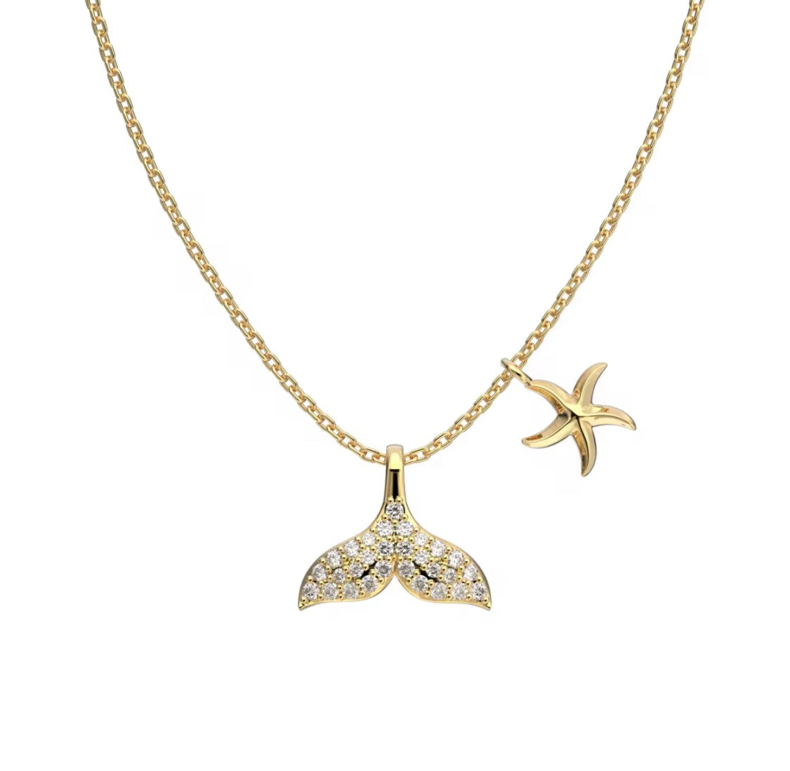 Collana coda di delfino