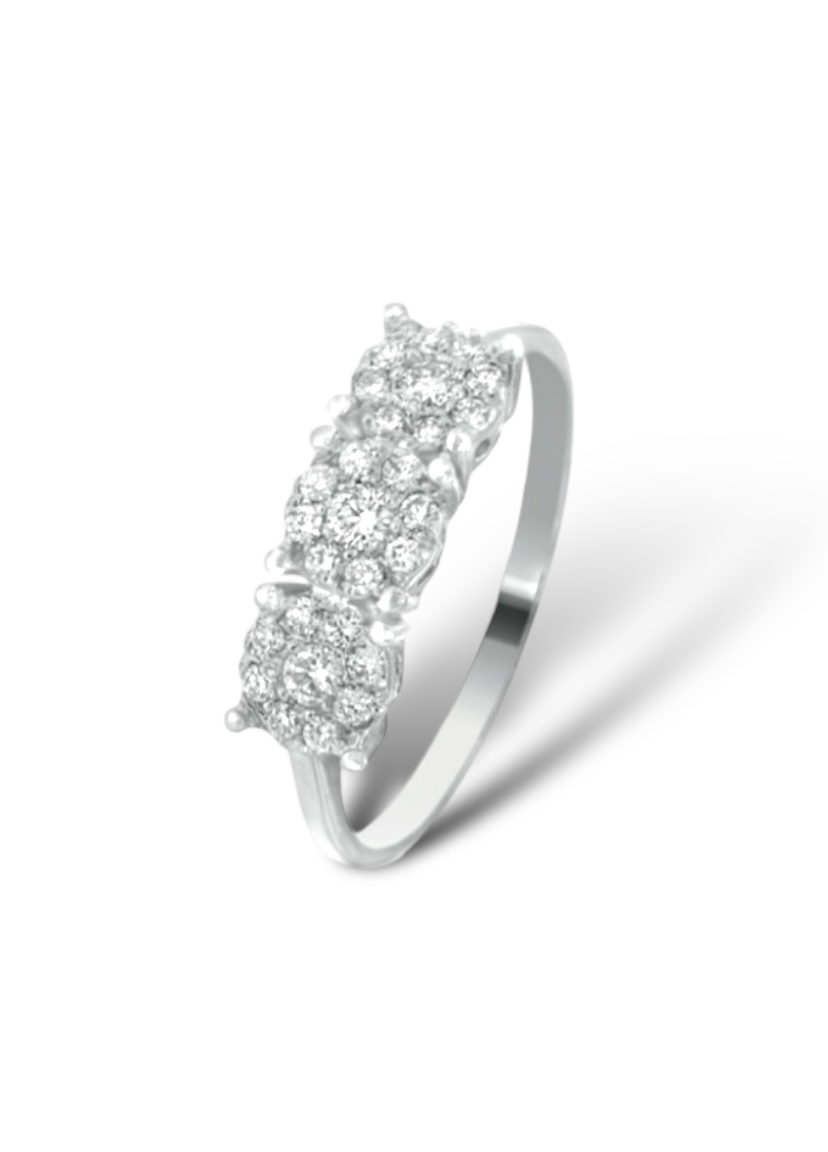 ANELLO TRILOGY MAGIC ORO 18KT CT 0,15