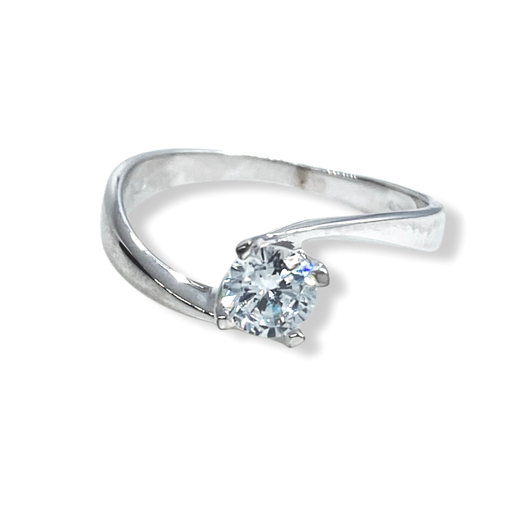 Anello solitario intreccio Shine - Shine Gioielli