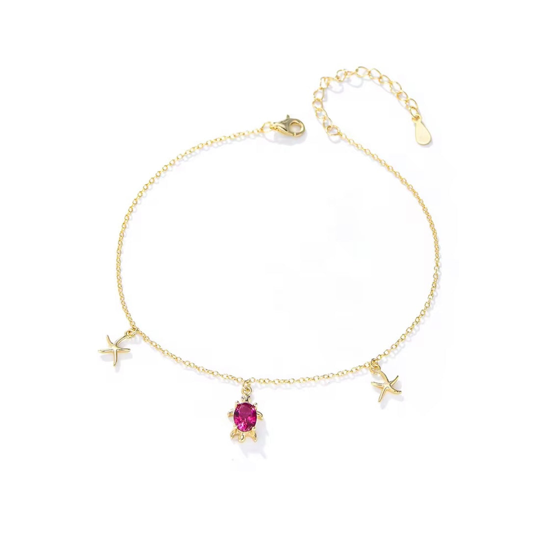 Cavigliera con tartaruga marina