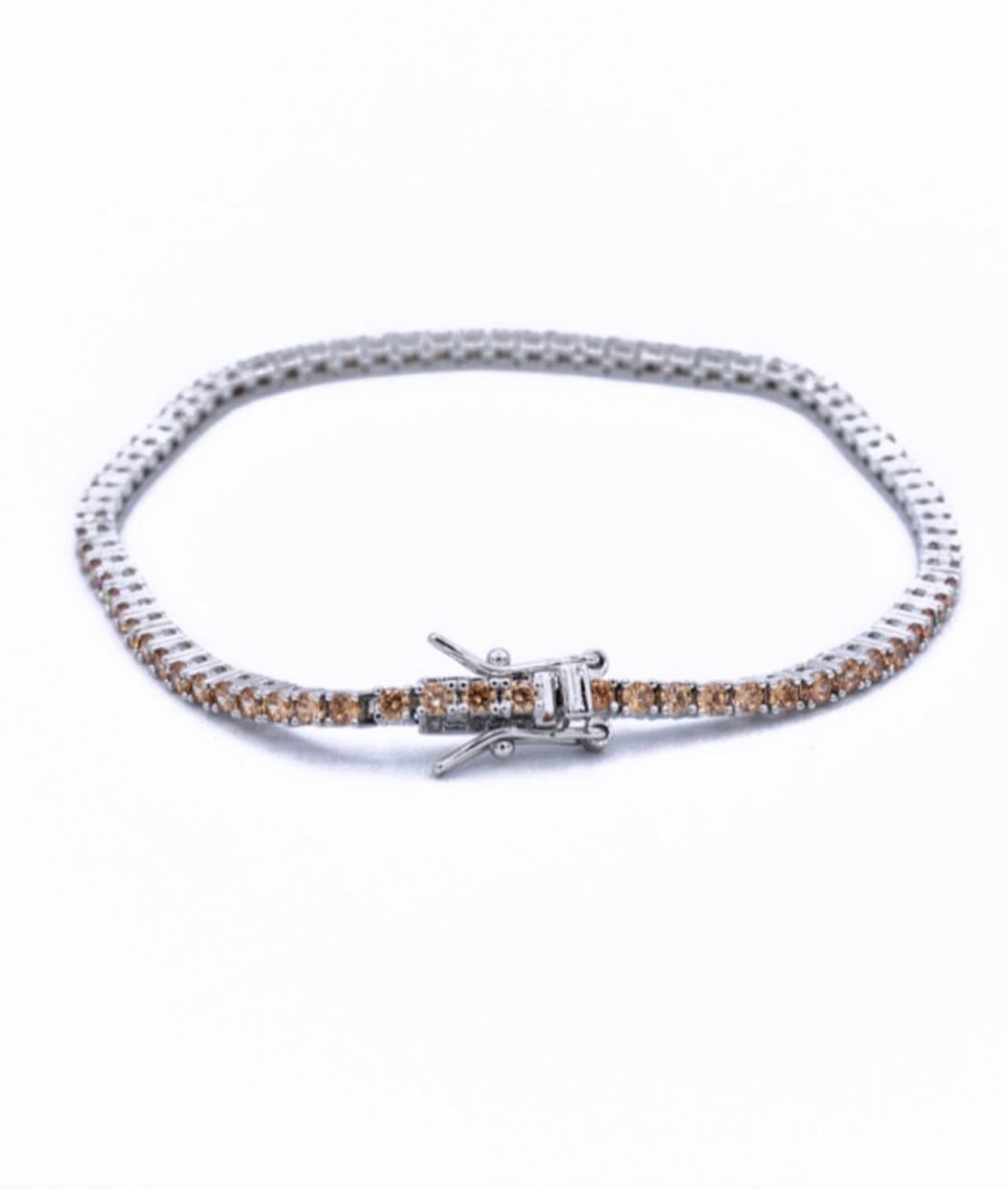 Bracciale Tennis champagne - Shine Gioielli