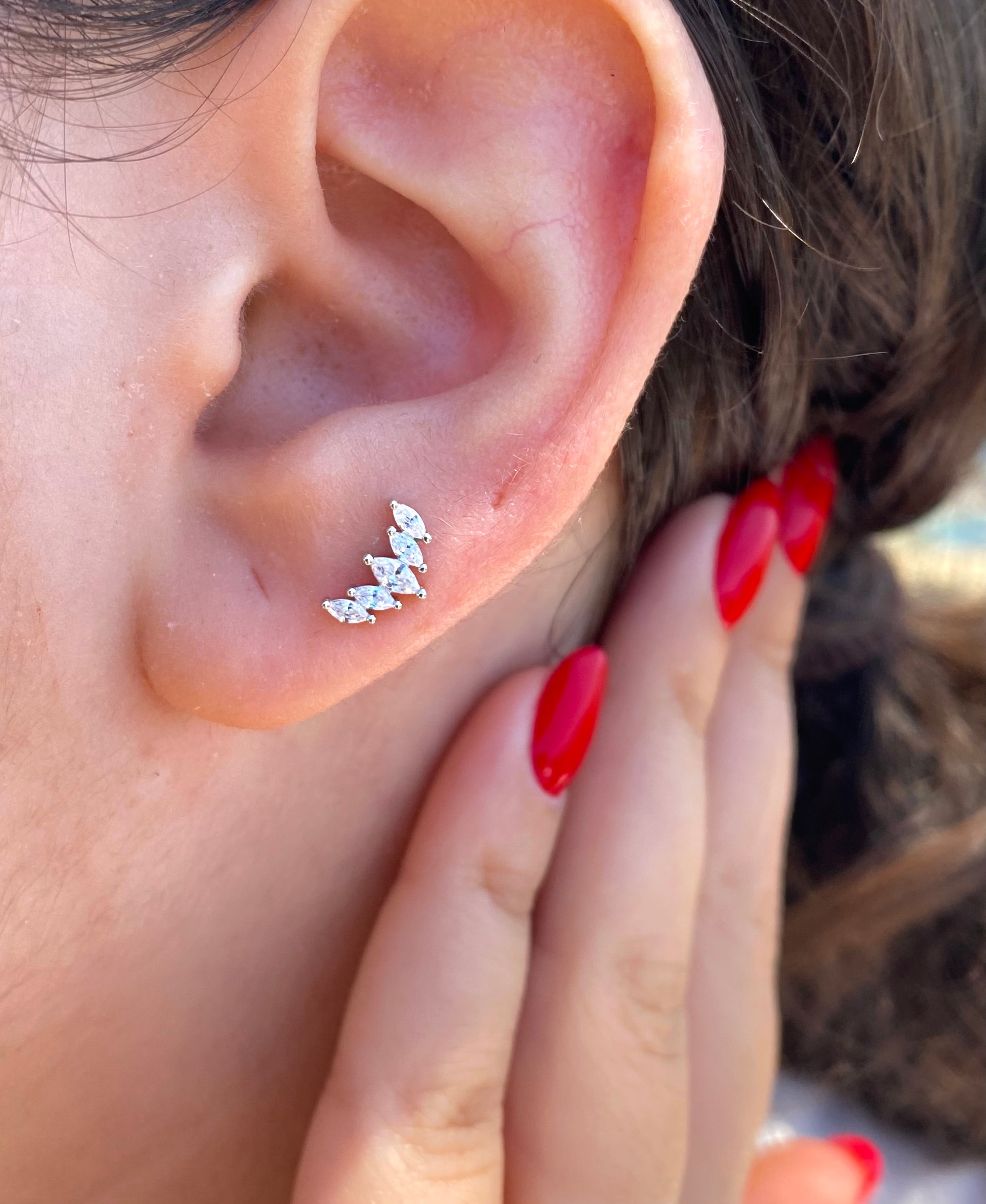 Orecchini marquise luccicanti - Shine Gioielli