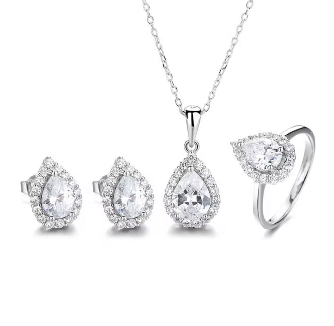 Parure goccia luminosa