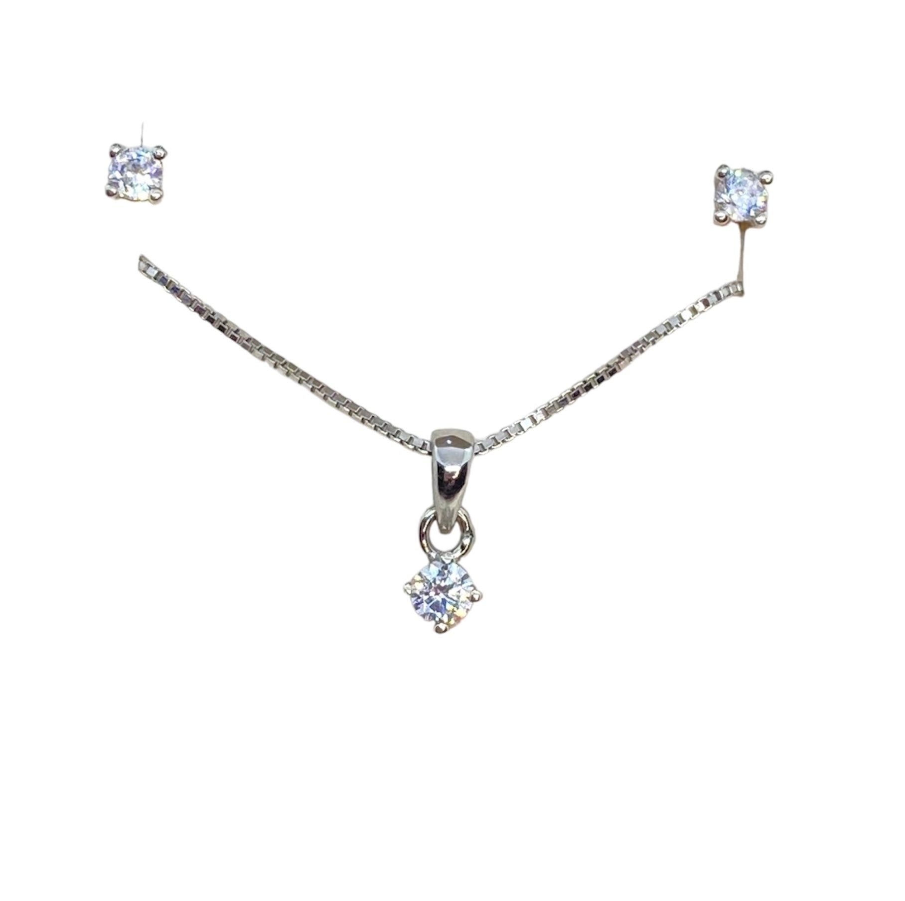 Collana e orecchini punto luce - Shine Gioielli