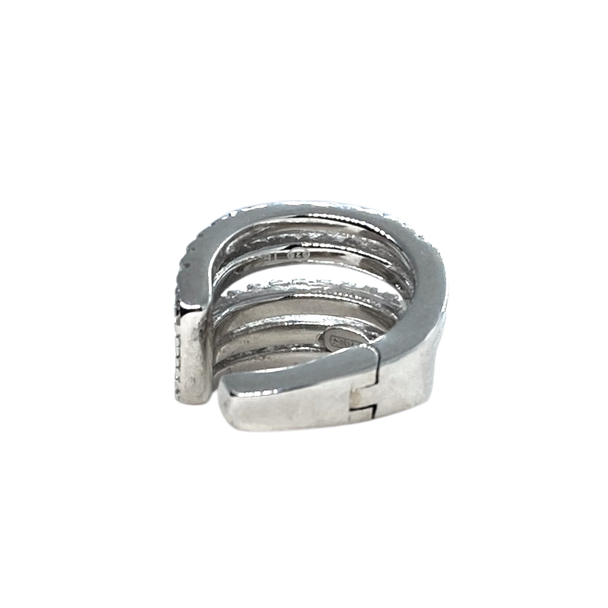 Earcuff luminoso con cinque fili