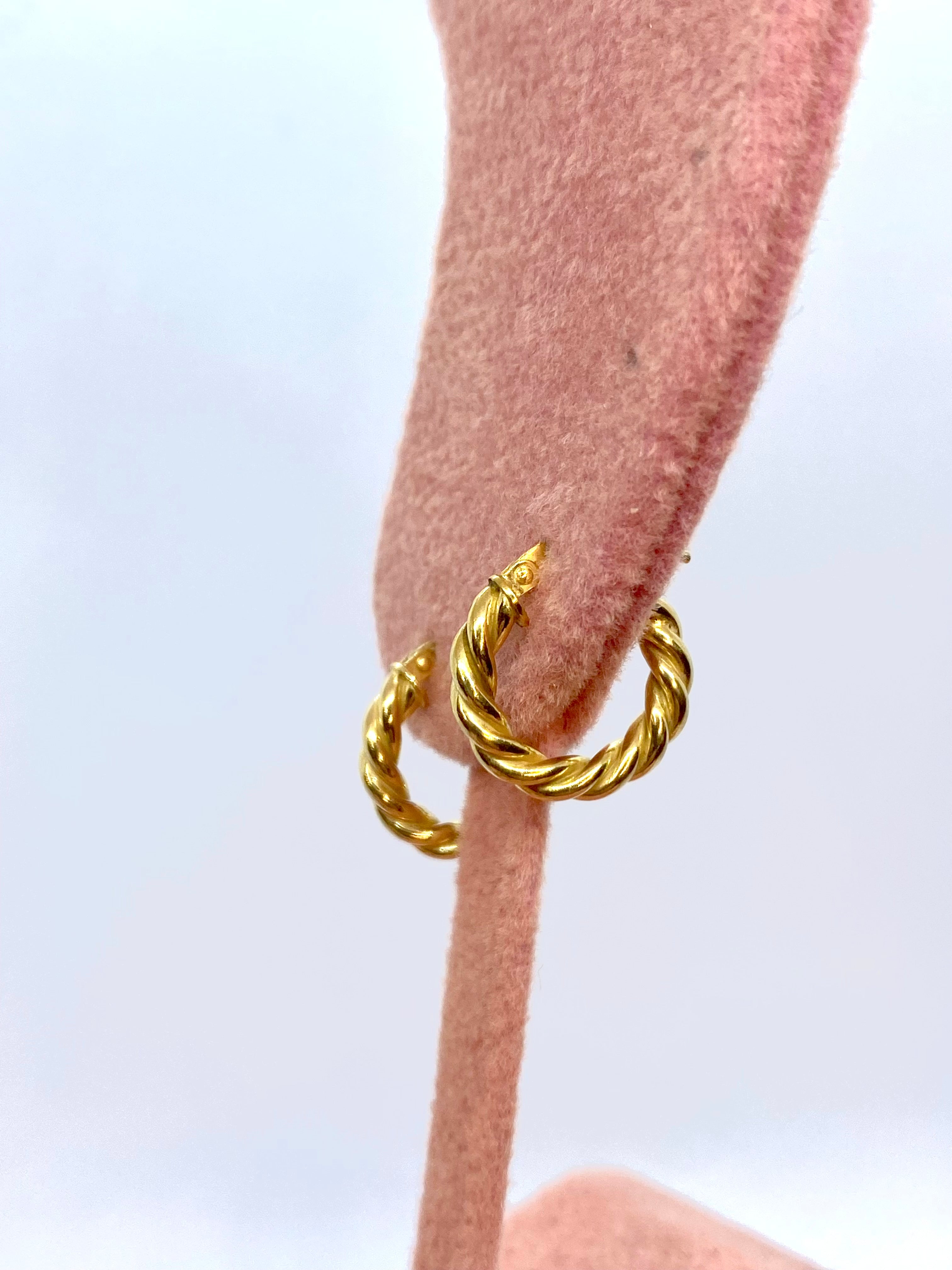 Orecchini intreccio piccoli - Shine Gioielli