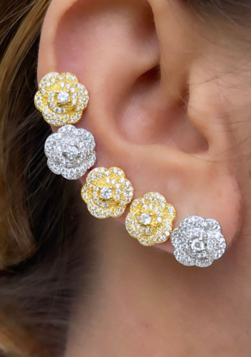 Orecchini camelia - Shine Gioielli