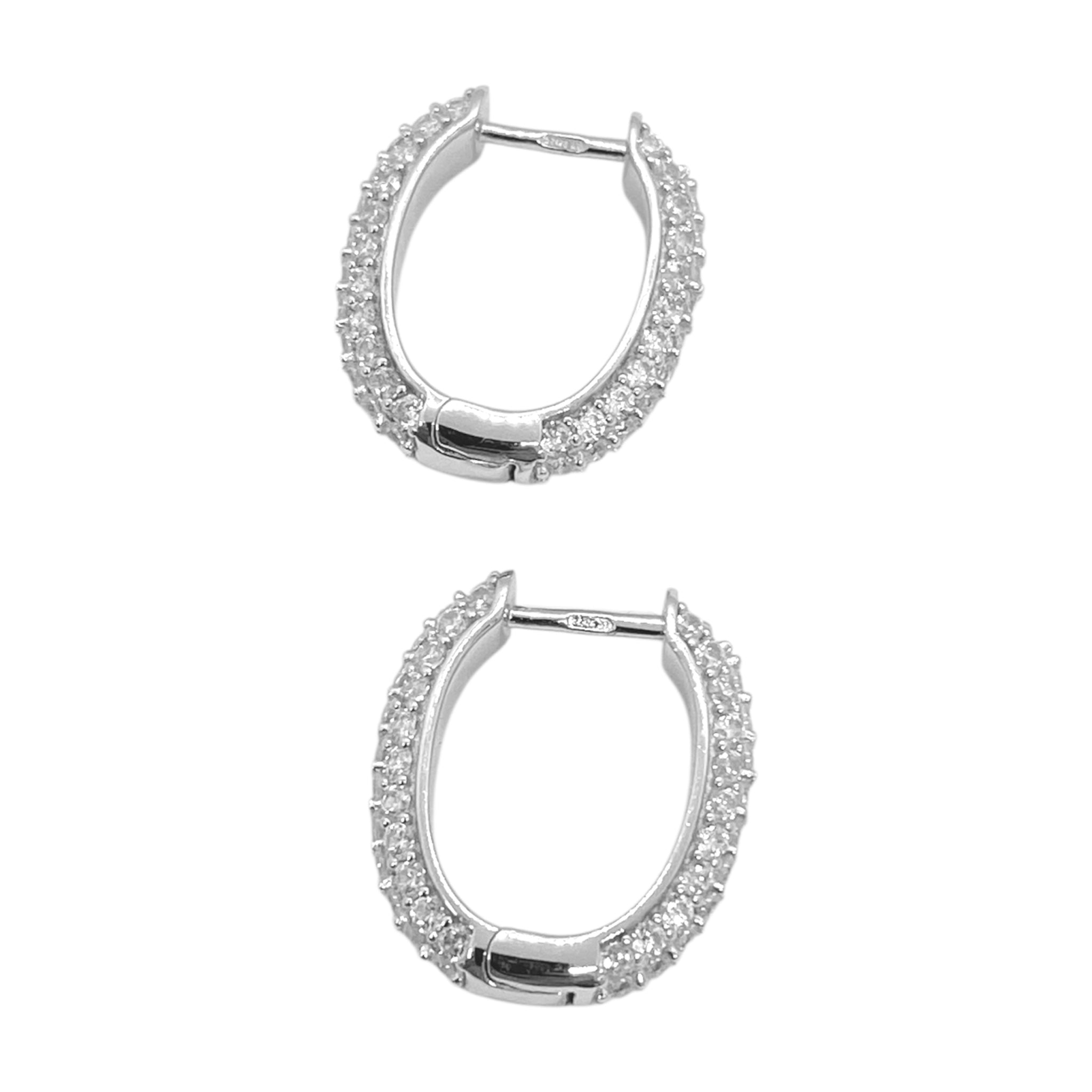 Orecchini doppio pavé