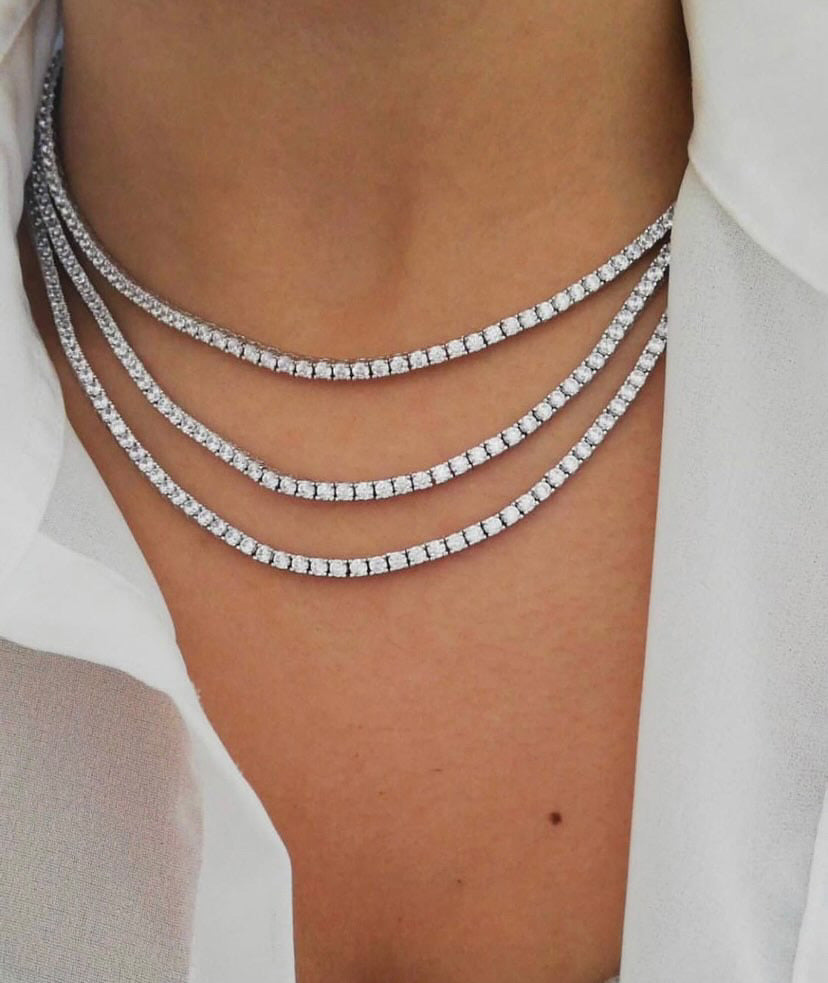 Collana tennis . - Shine Gioielli