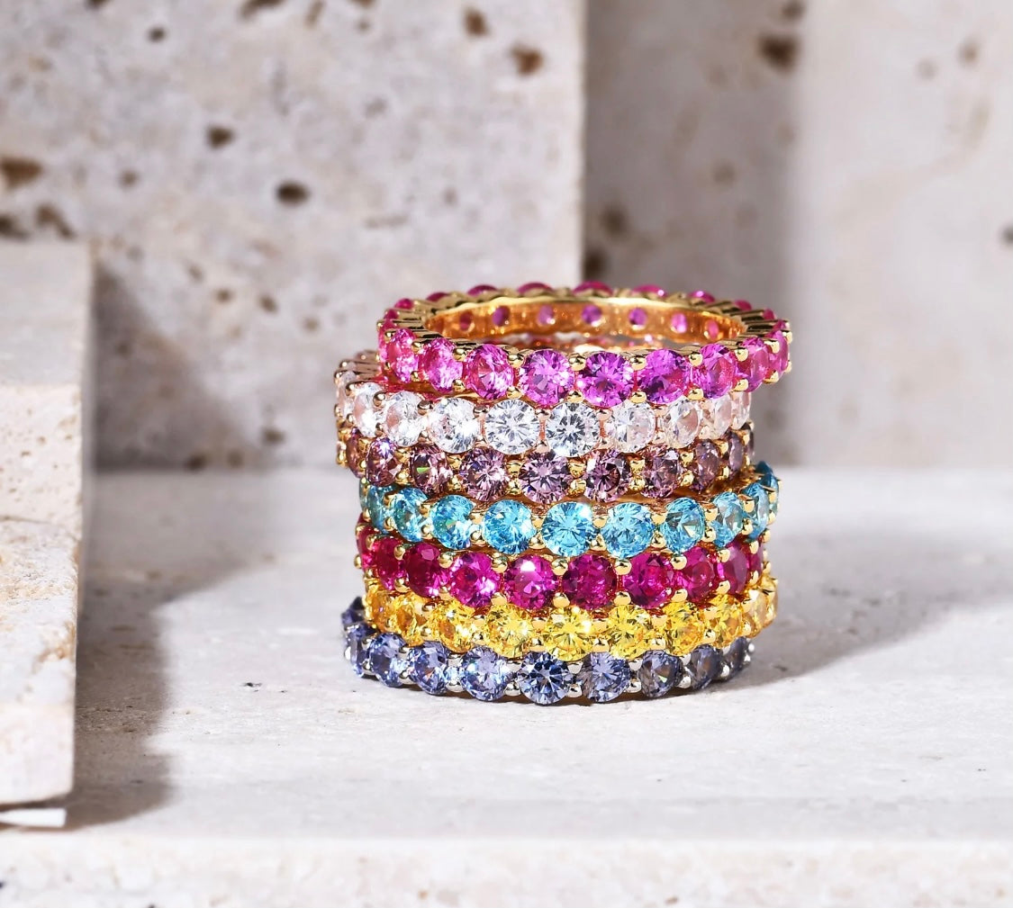 Anello veretta colourful - Shine Gioielli