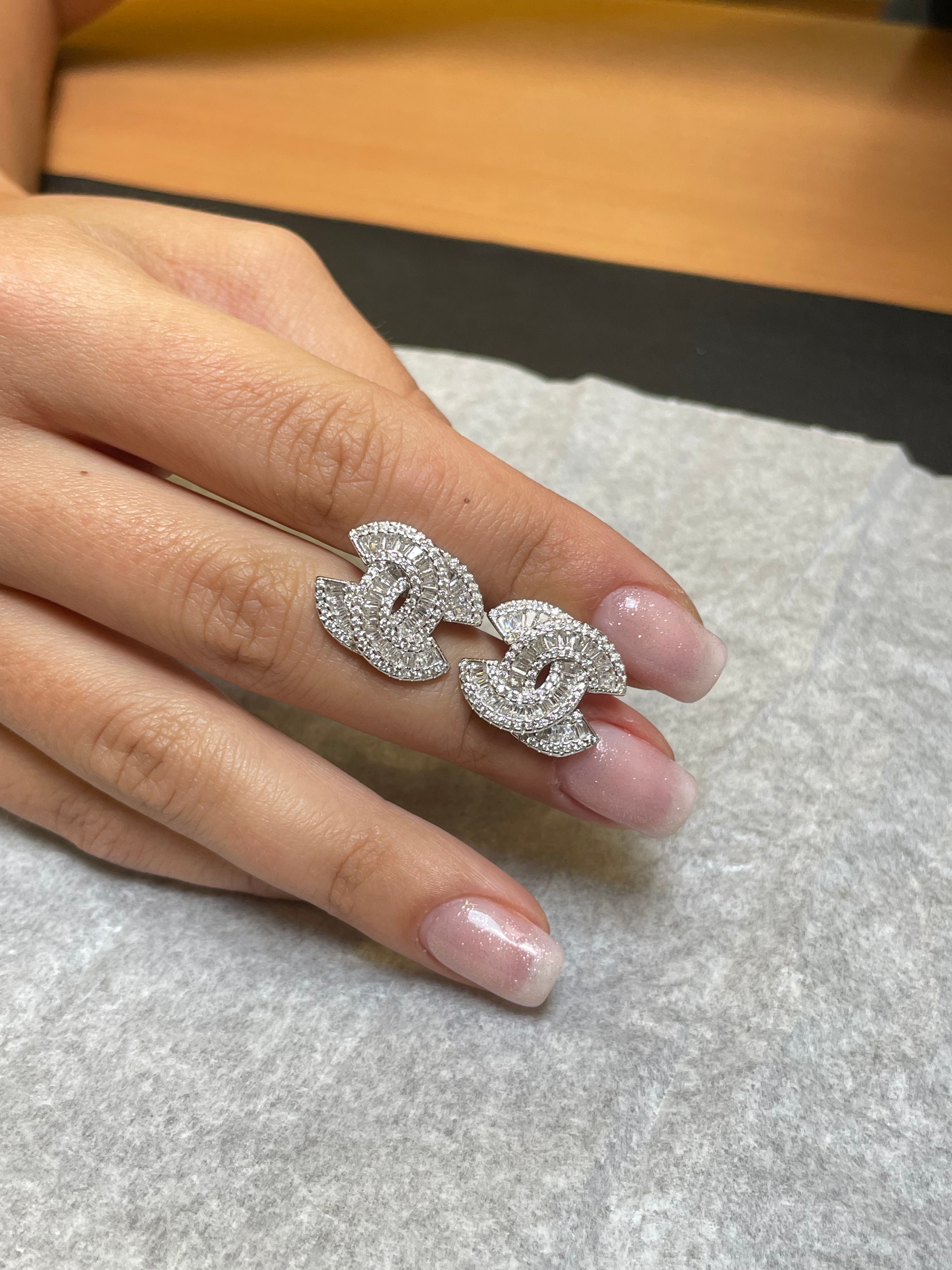 Orecchini pavè luminoso