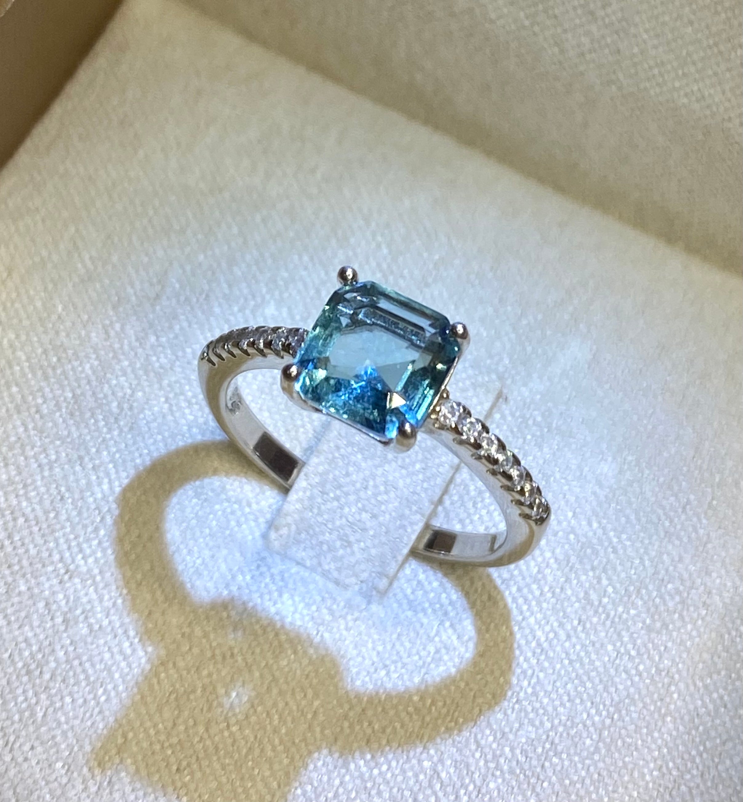 Anello Scintillio Blu - Shine Gioielli