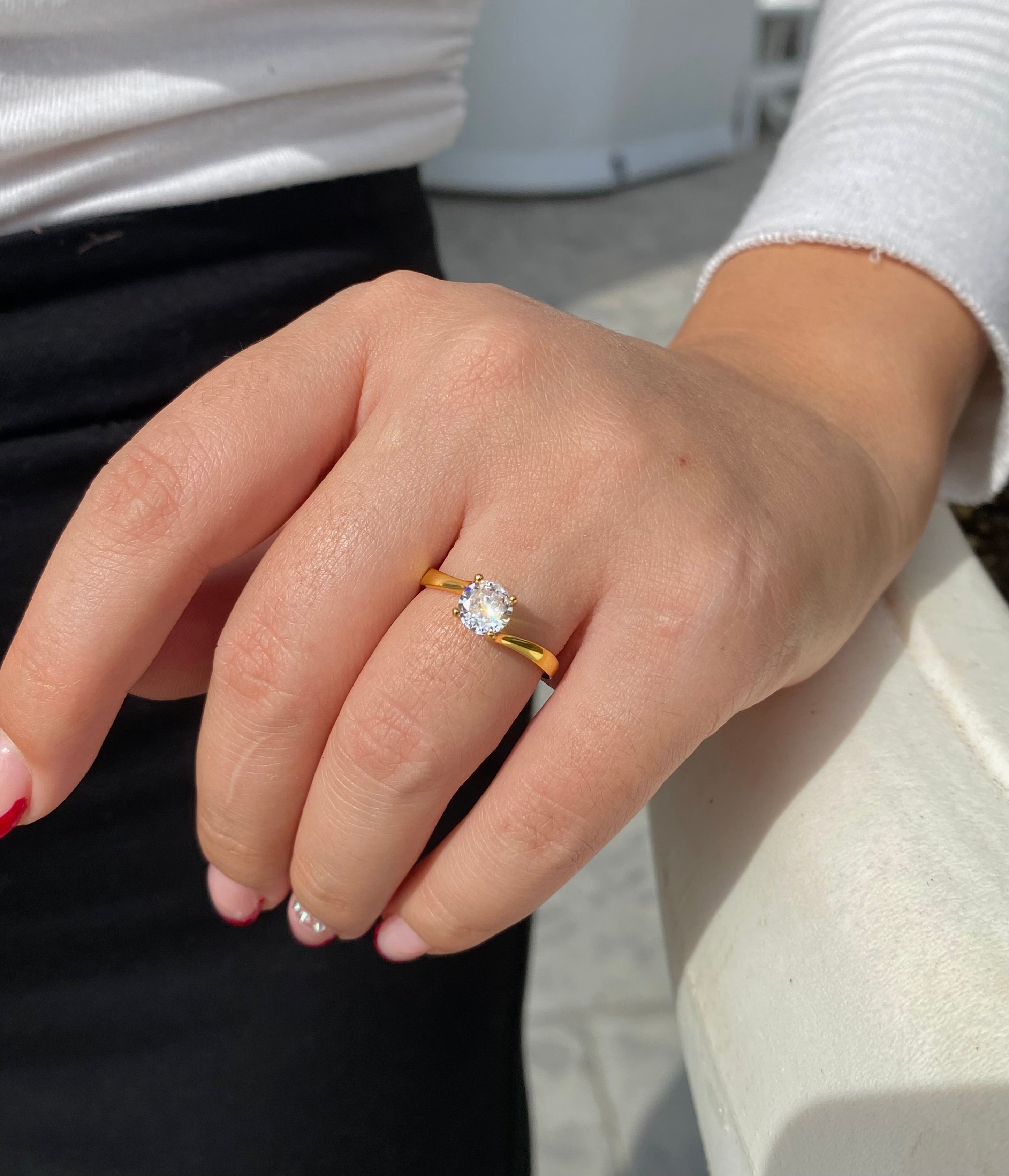 Anello solitario Valentino - Shine Gioielli