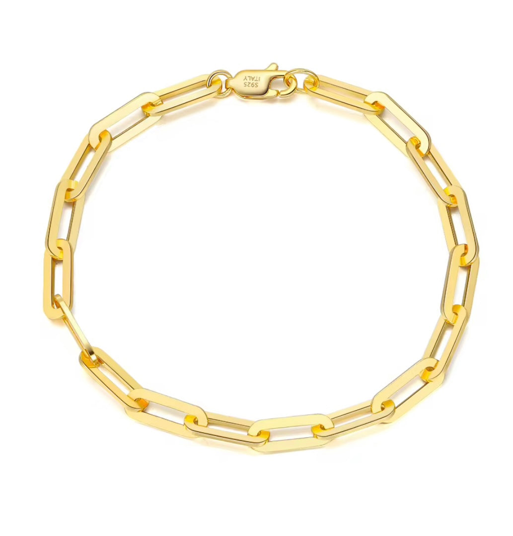 Bracciale maglia ovale