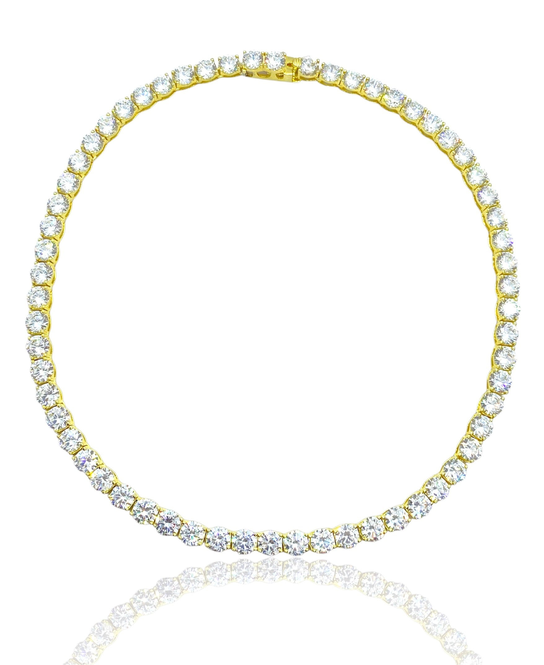 Collana tennis luxury con pietre luminose