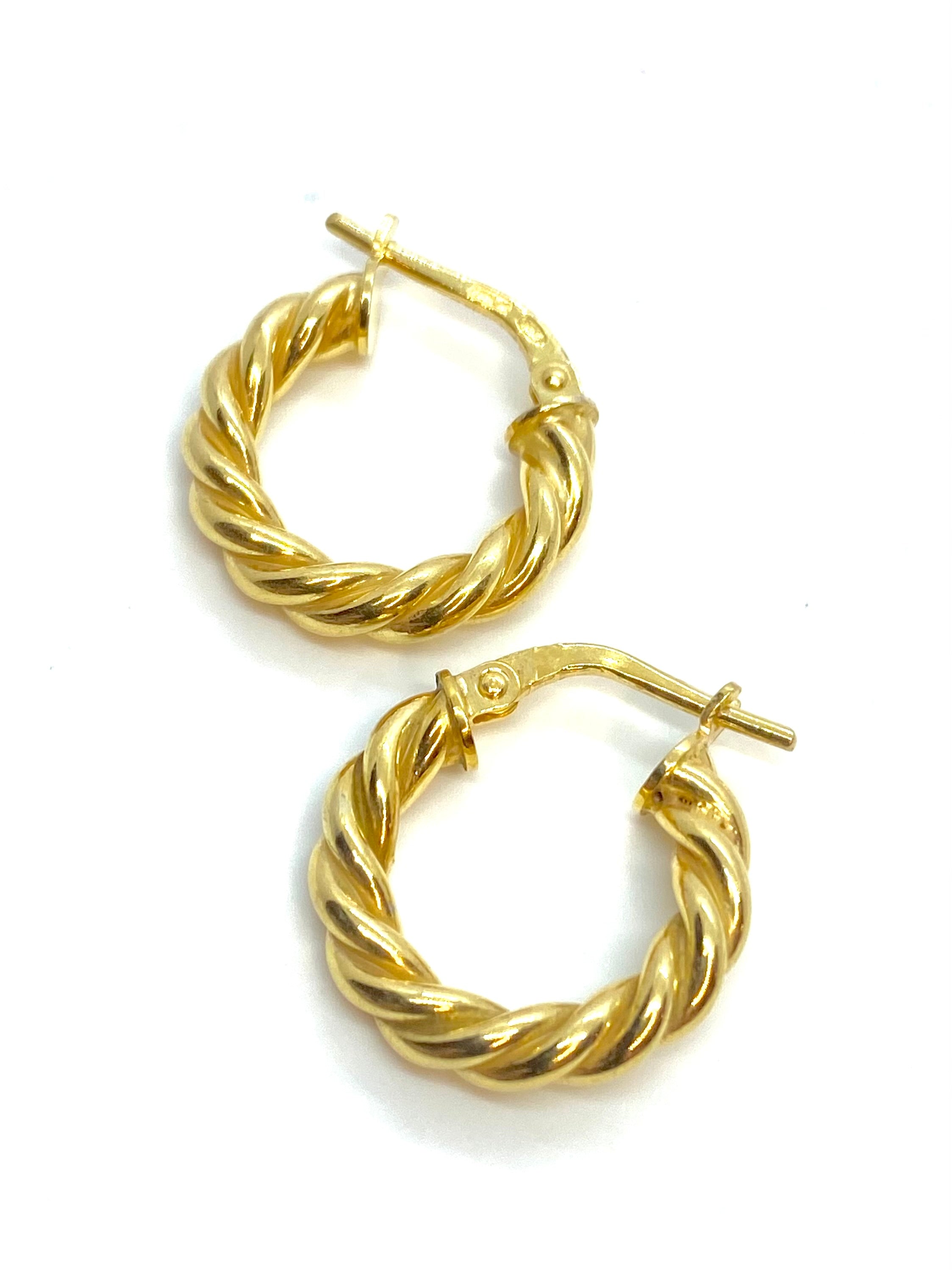 Orecchini intreccio piccoli - Shine Gioielli