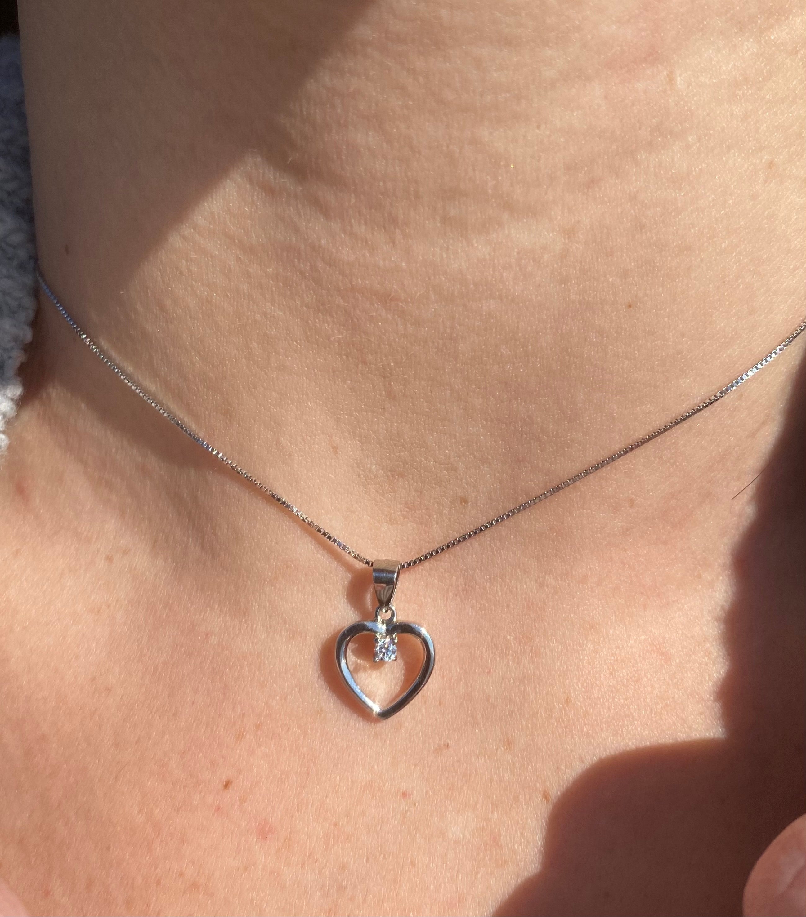 Collana punto luce a cuore - Shine Gioielli