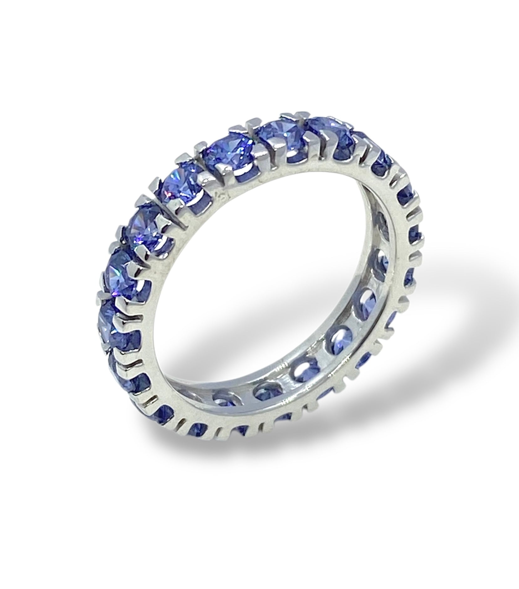 Anello eternity con Tanzanite - Shine Gioielli