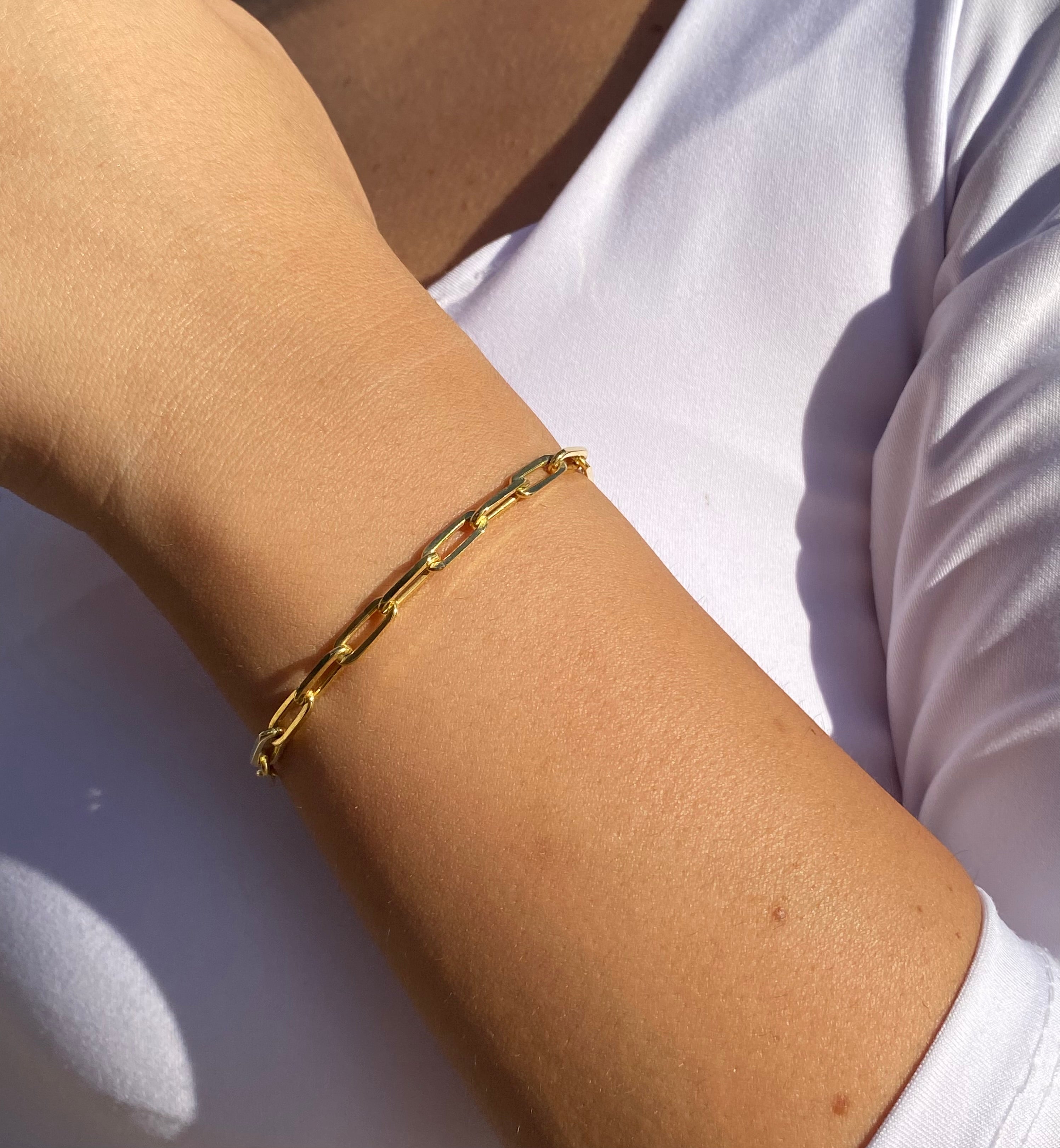 Bracciale maglia ovale