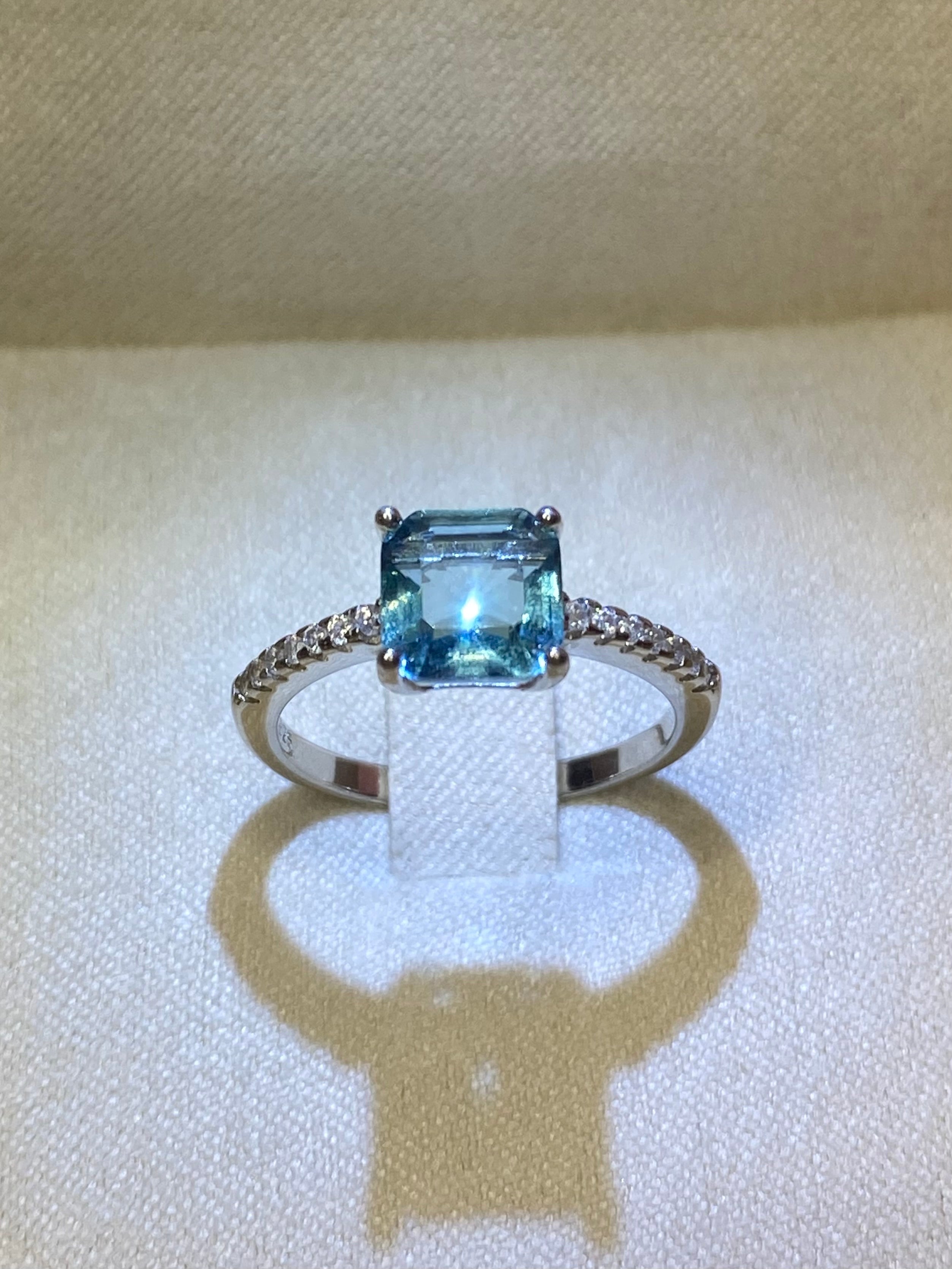 Anello Scintillio Blu - Shine Gioielli