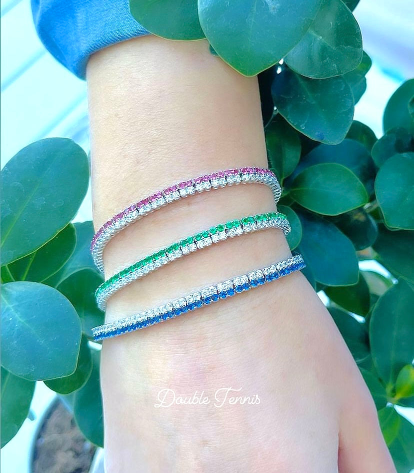 Bracciale Tennis double - Shine Gioielli