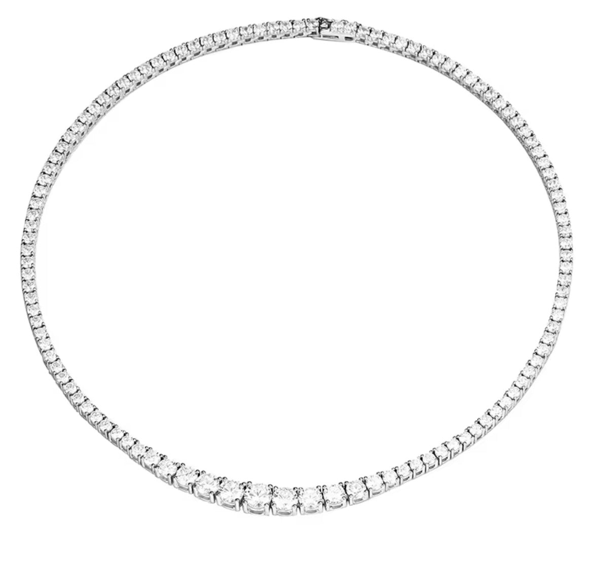 Collana tennis con pietre a scalare