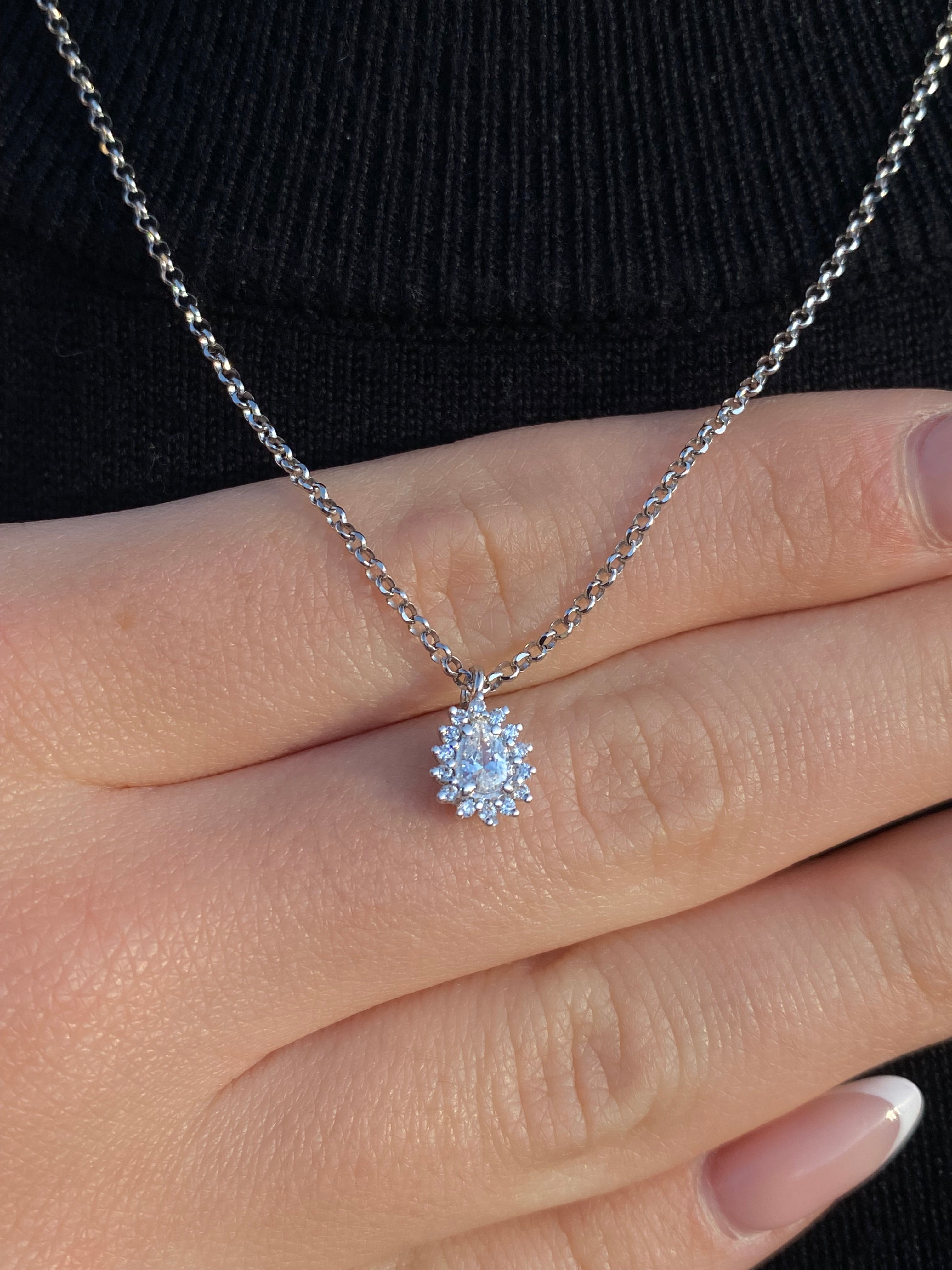 Collana goccia luminosa - Shine Gioielli