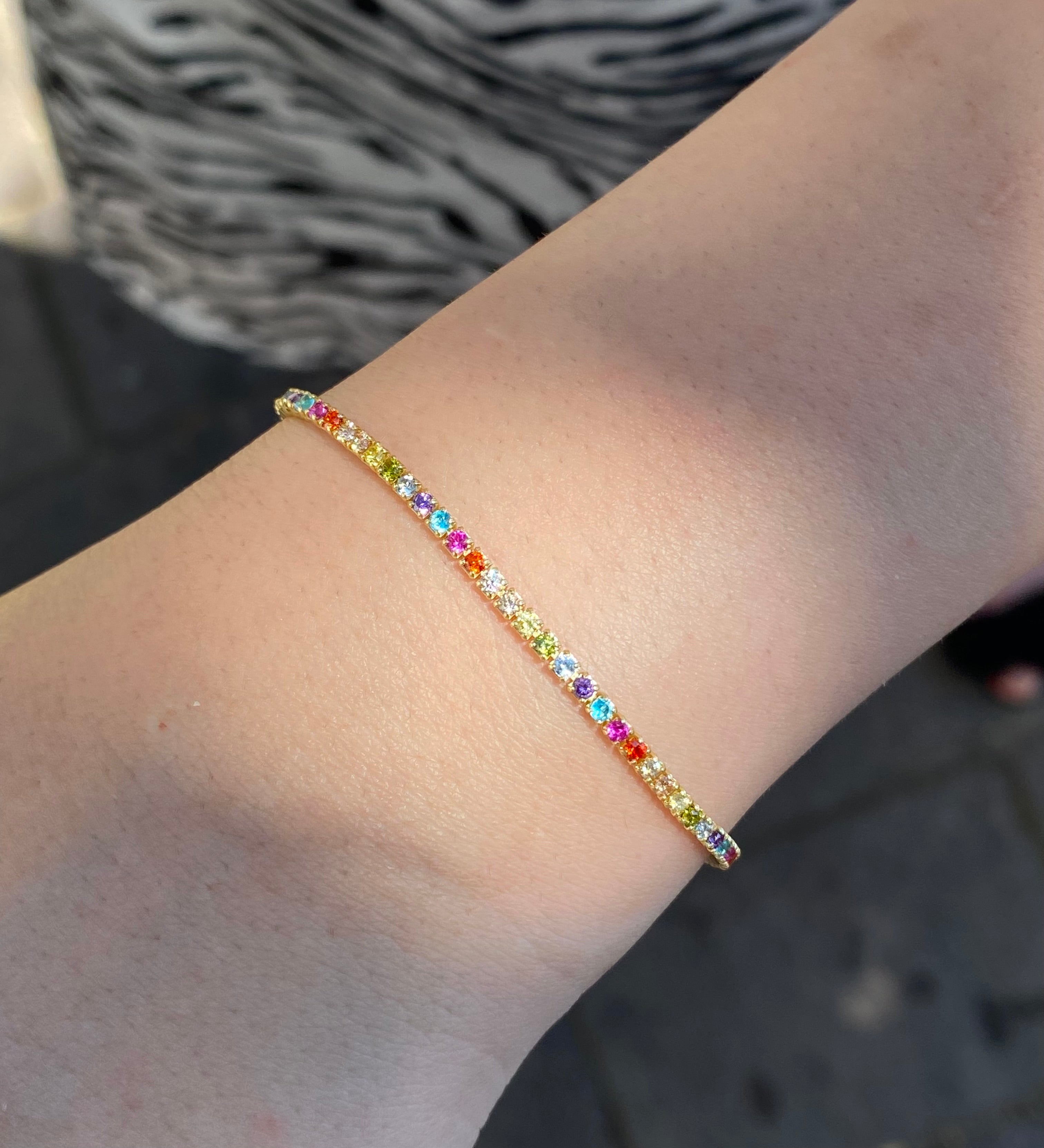 Bracciale tennis Raimbow - Shine Gioielli