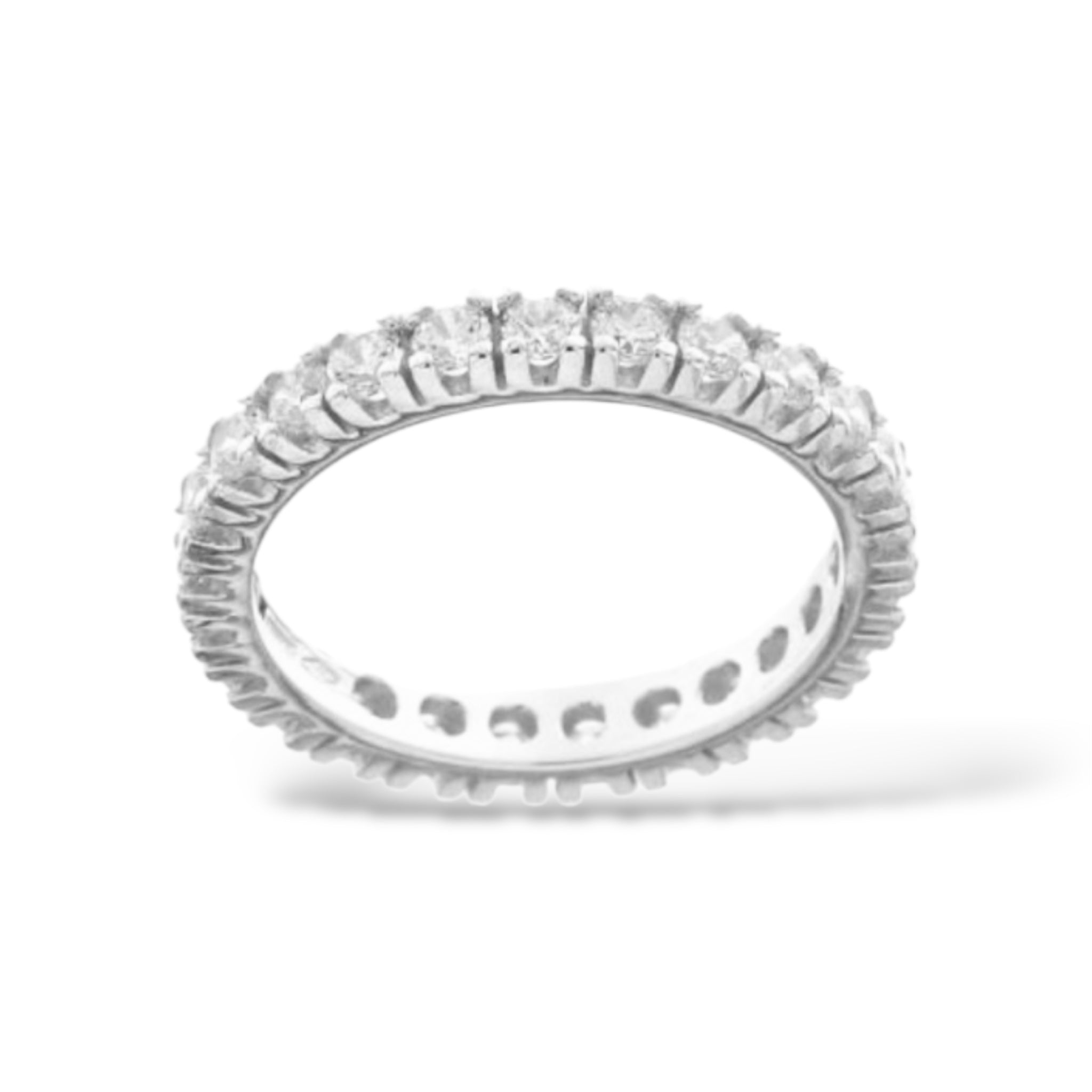 18kt gold eternity ring