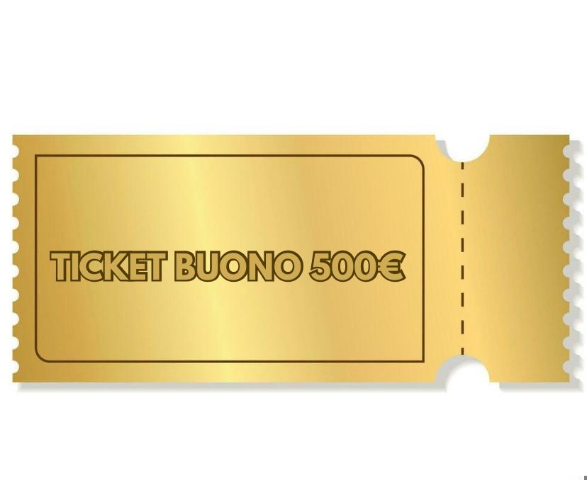 Ticket estrazione buono 500€