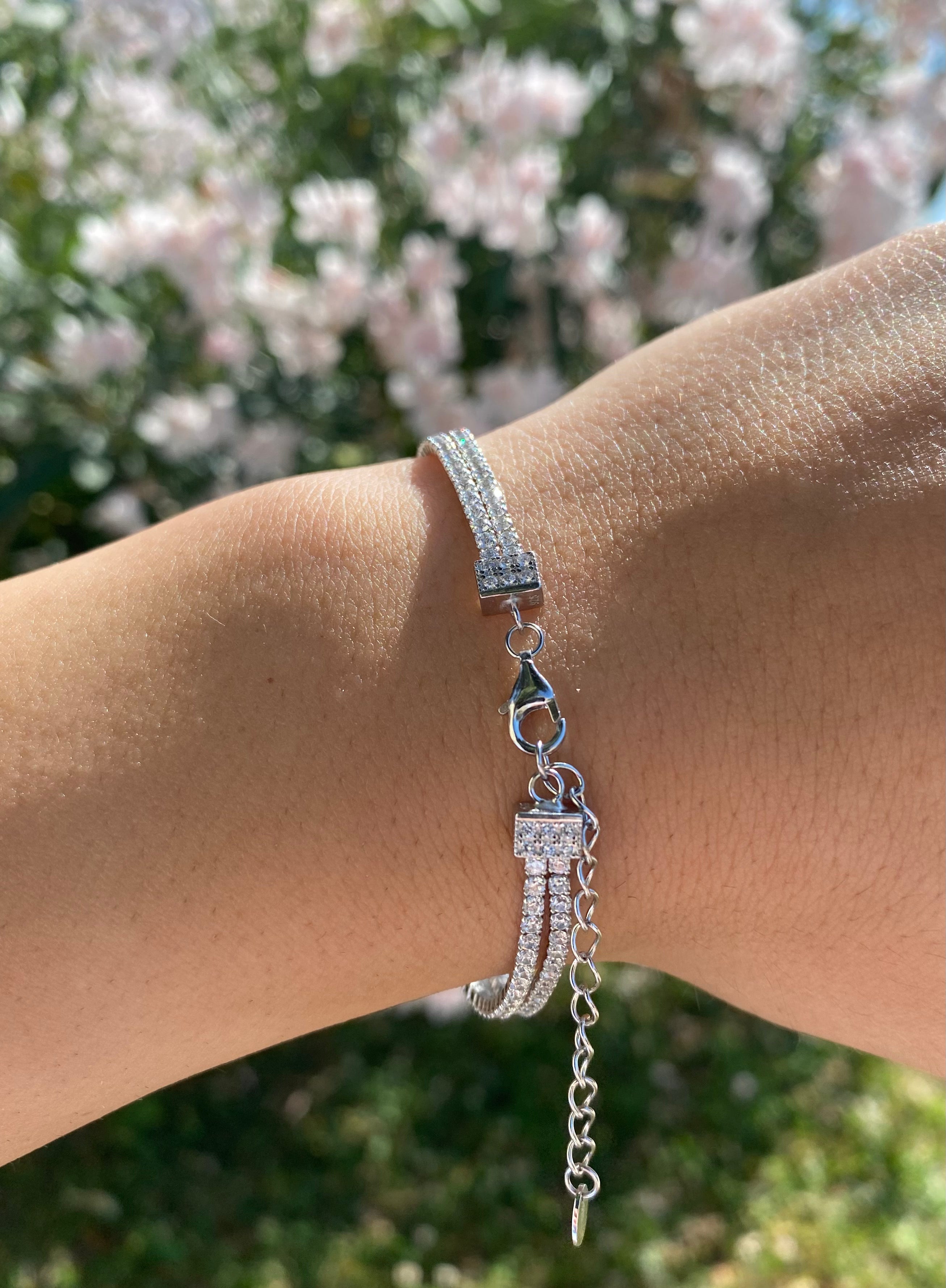 Bracciale tennis doppio giro - Shine Gioielli