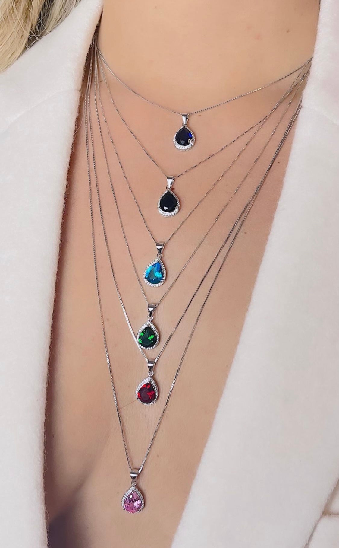 Collana Goccia luminosa - Shine Gioielli