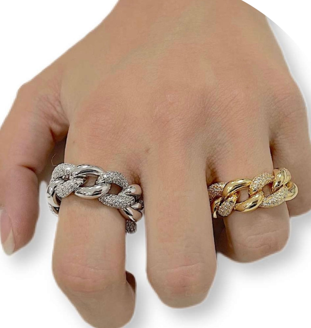 Anello Groumette maxi - Shine Gioielli