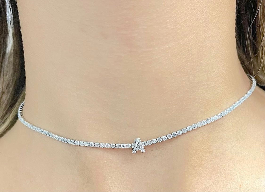 Collana Tennis Letters - Shine Gioielli