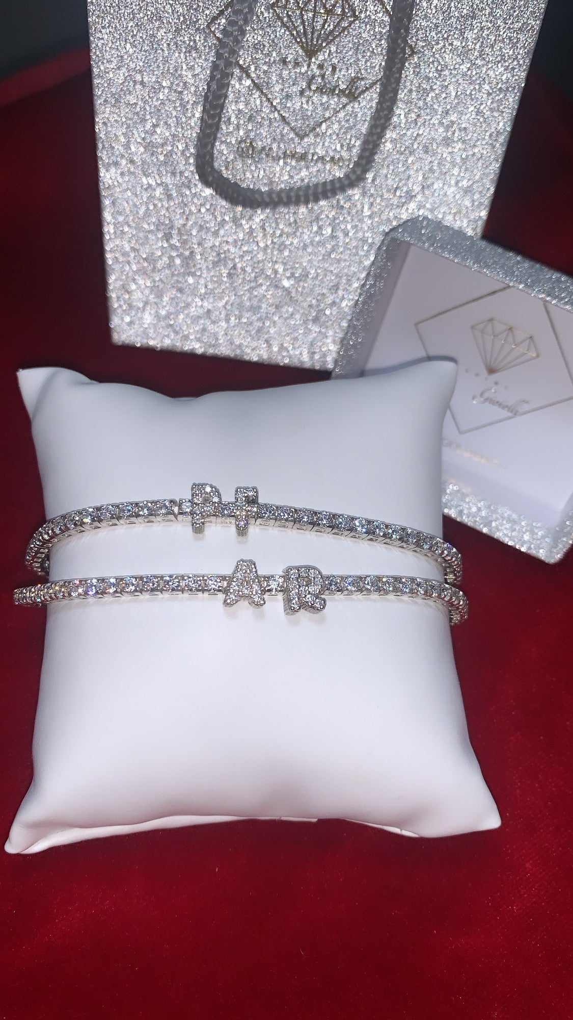 Bracciale tennis Letters 3mm - Shine Gioielli