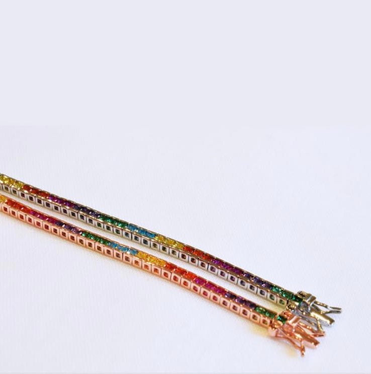 Bracciale tennis squadrato - Shine Gioielli