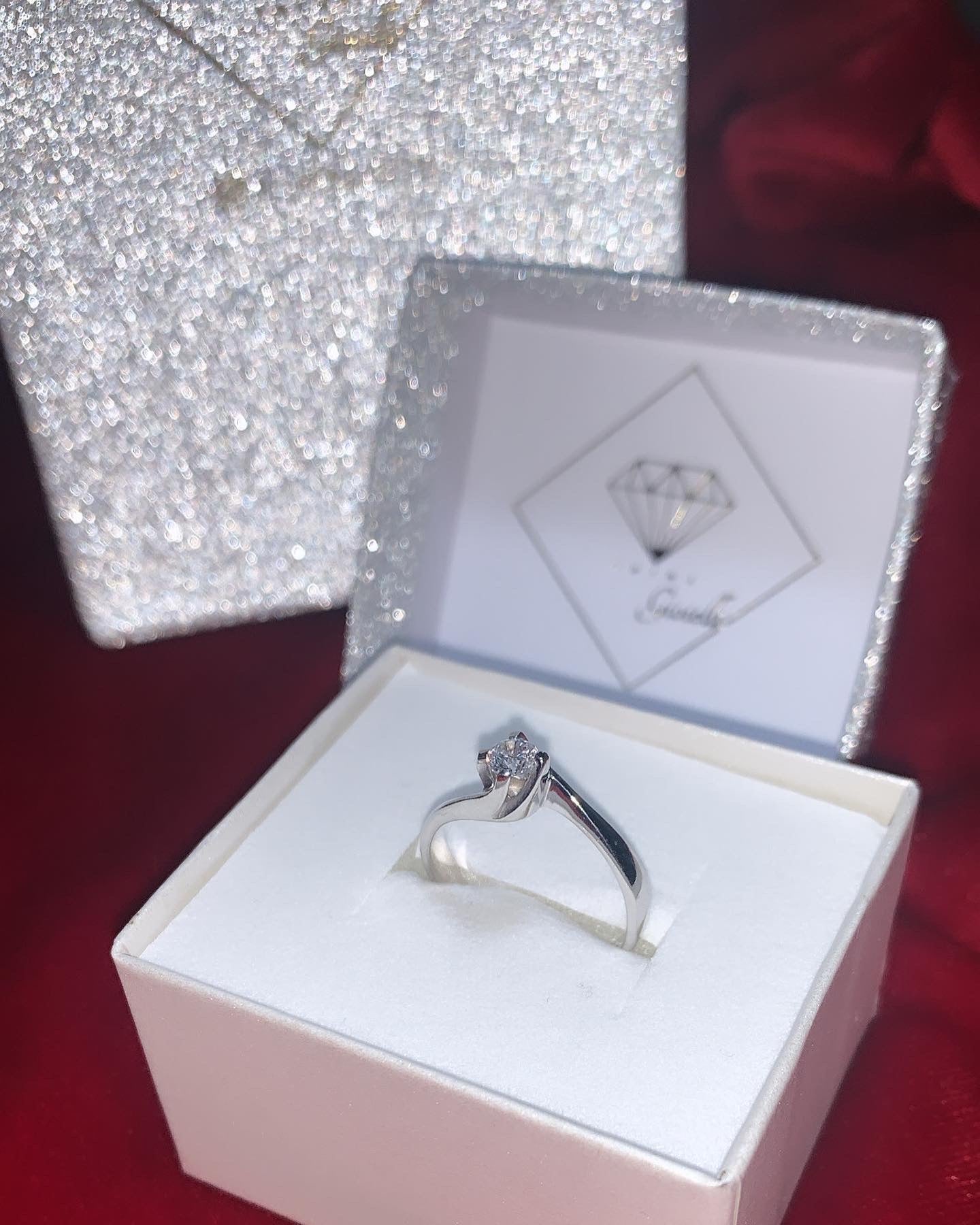 Anello solitario intreccio Shine - Shine Gioielli