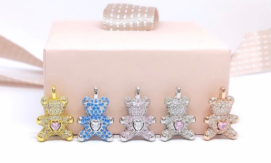 Collana orsetto pavé - Shine Gioielli