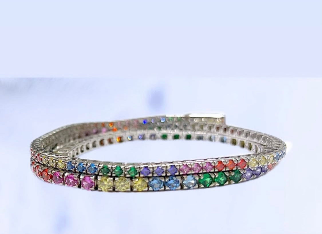 Tennis Colorato shine - Shine Gioielli