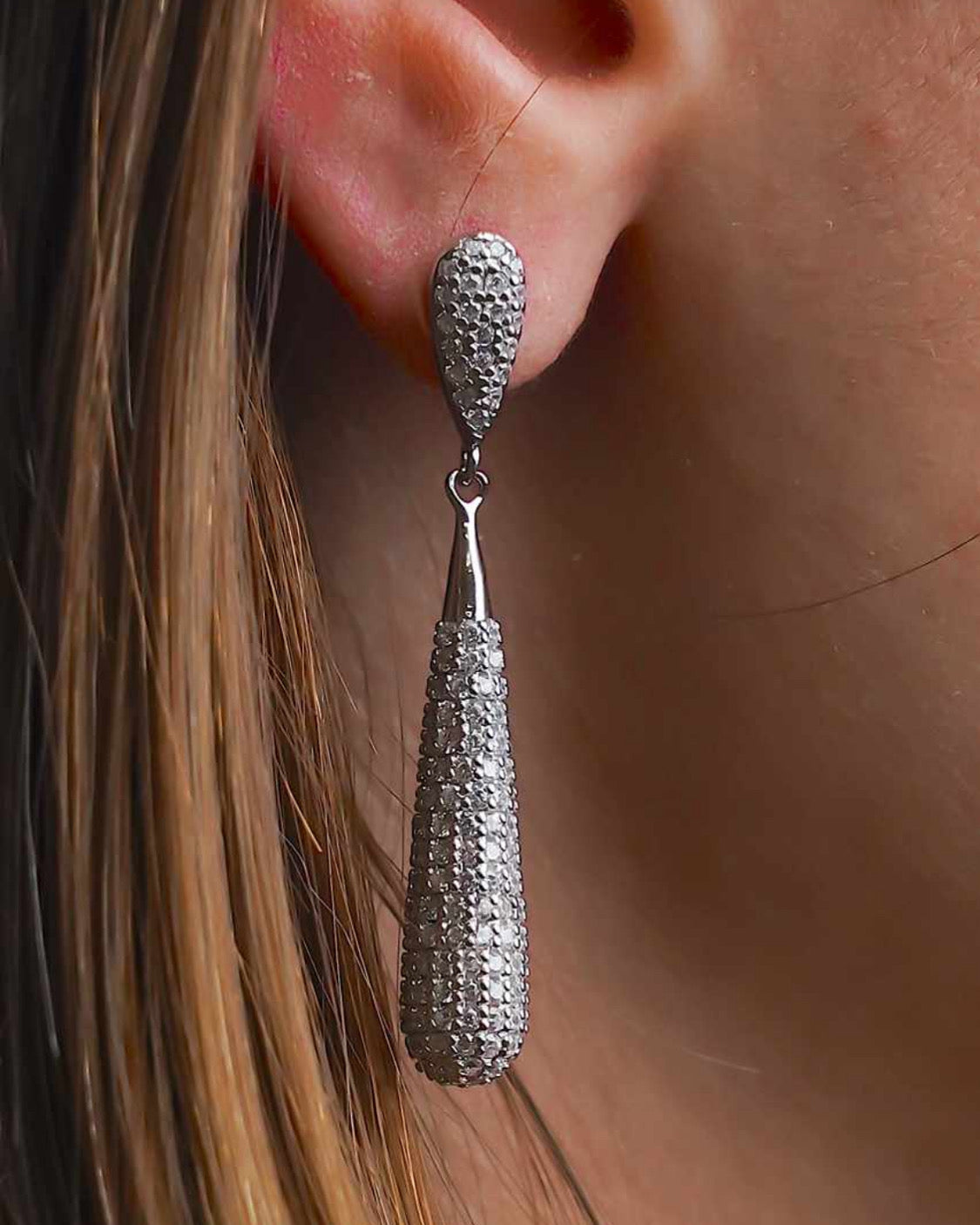 Orecchini Gocce di Pavé - Shine Gioielli