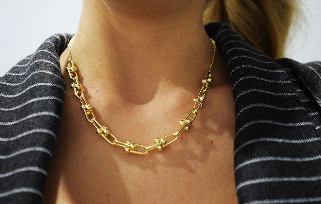 Collana maglia con sfere - Shine Gioielli