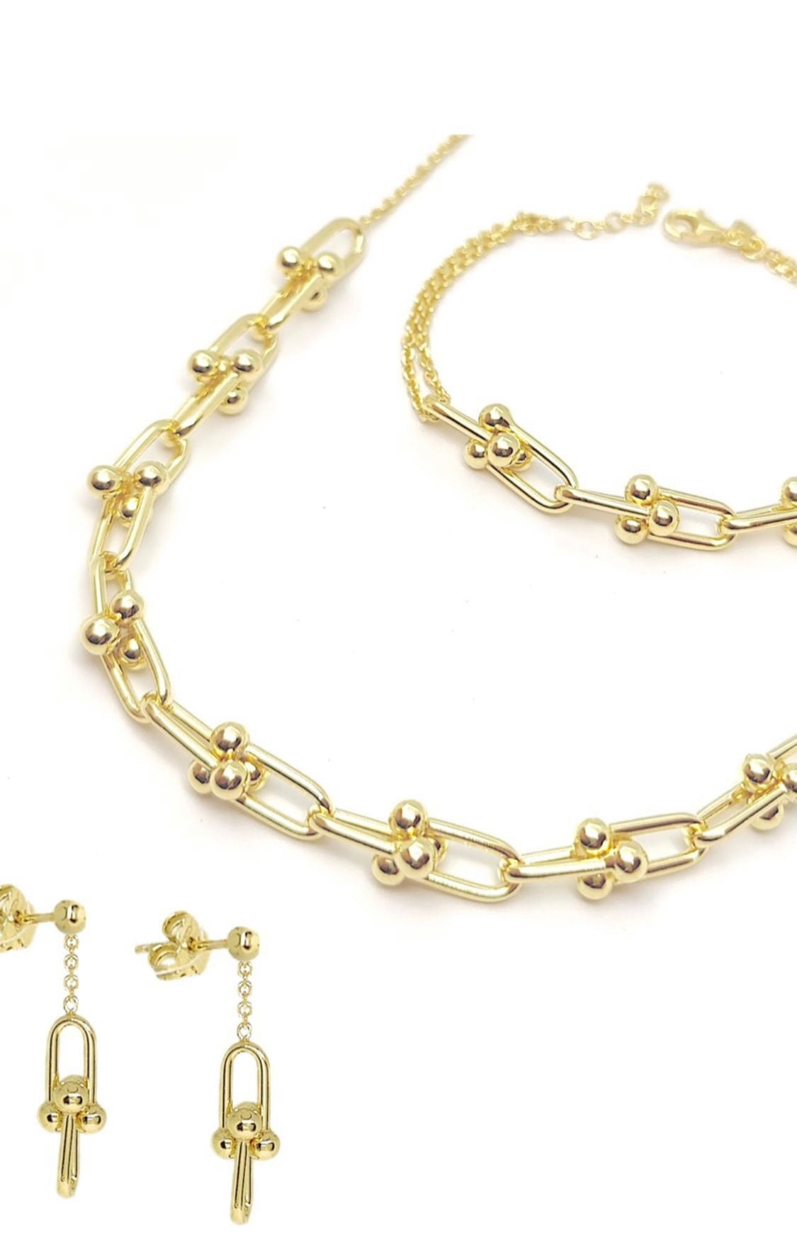 Collana maglia con sfere - Shine Gioielli