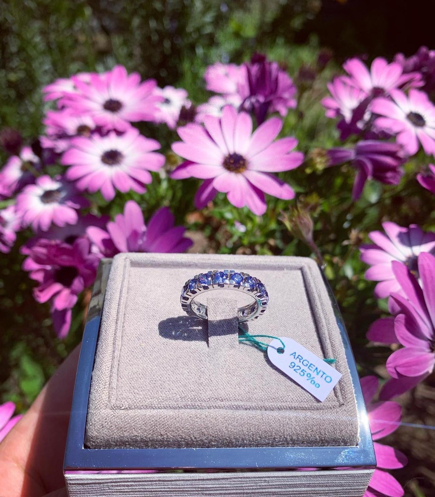 Anello eternity con Tanzanite - Shine Gioielli