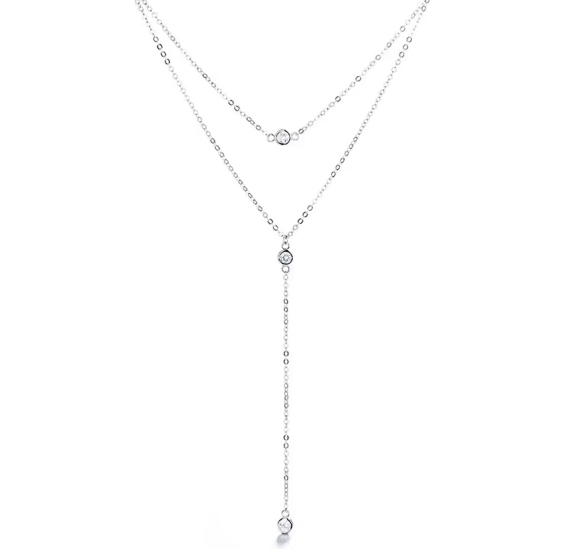 Collana pendente a filo