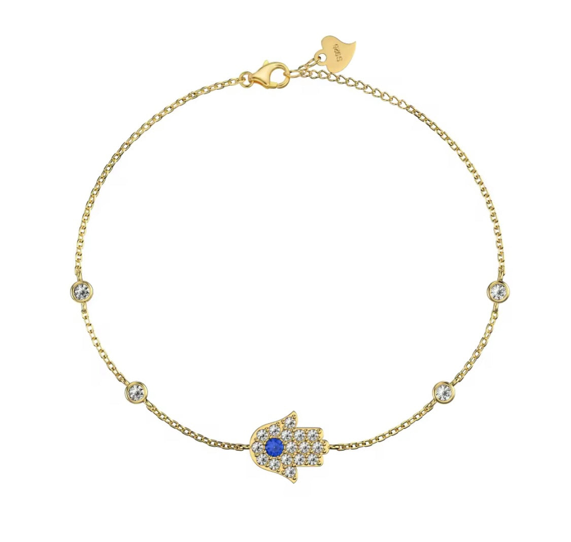 Bracciale talismano con swarovski