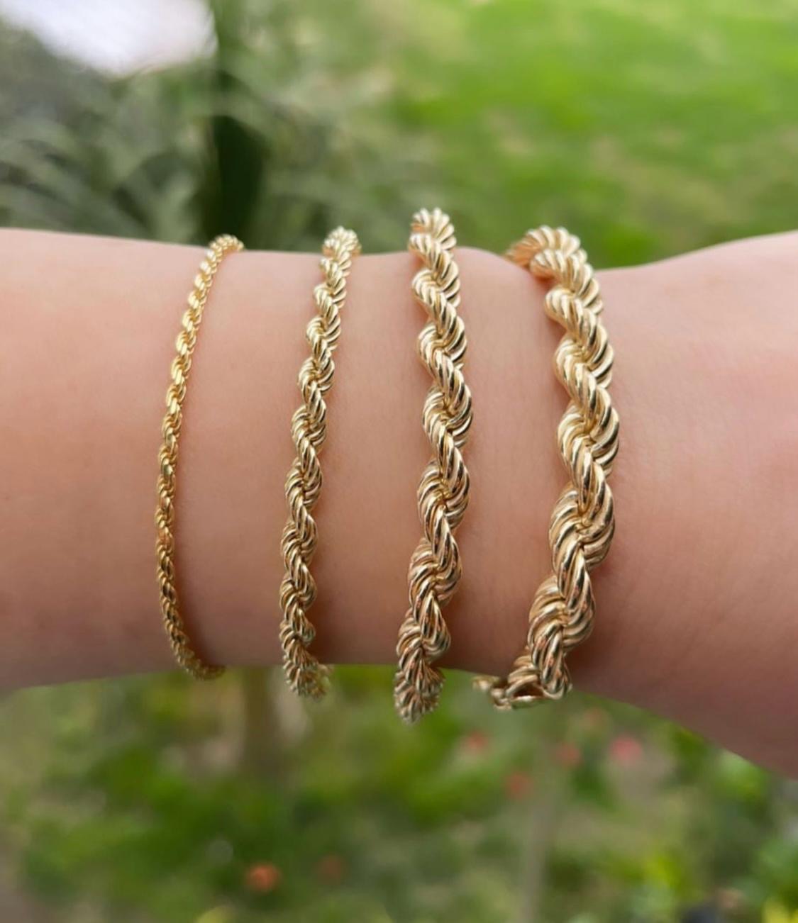 Bracciale modello corda