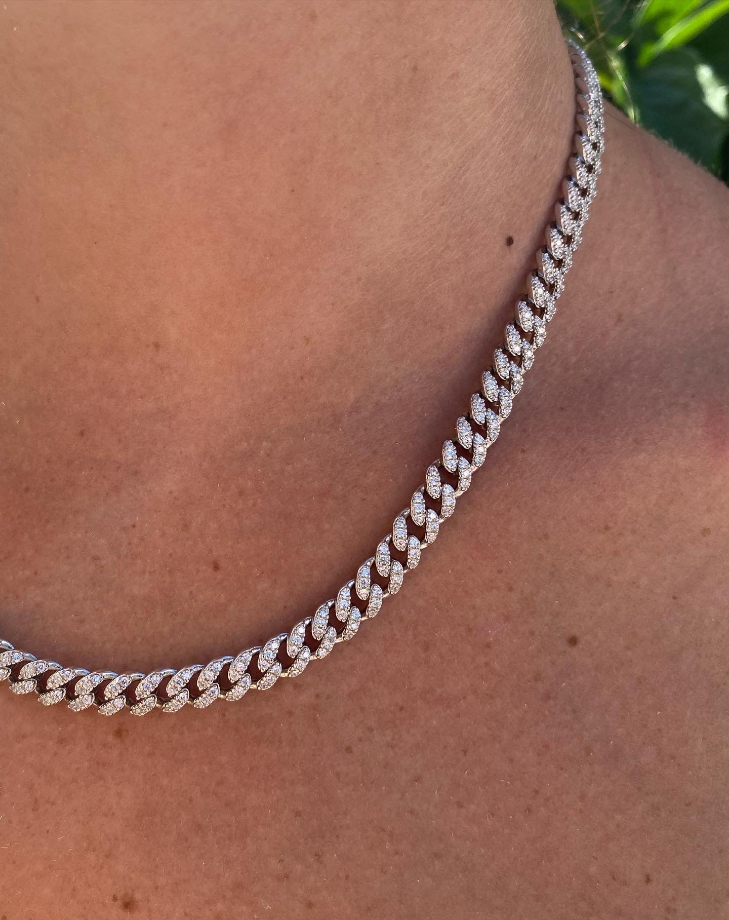 Groumette diamond necklace