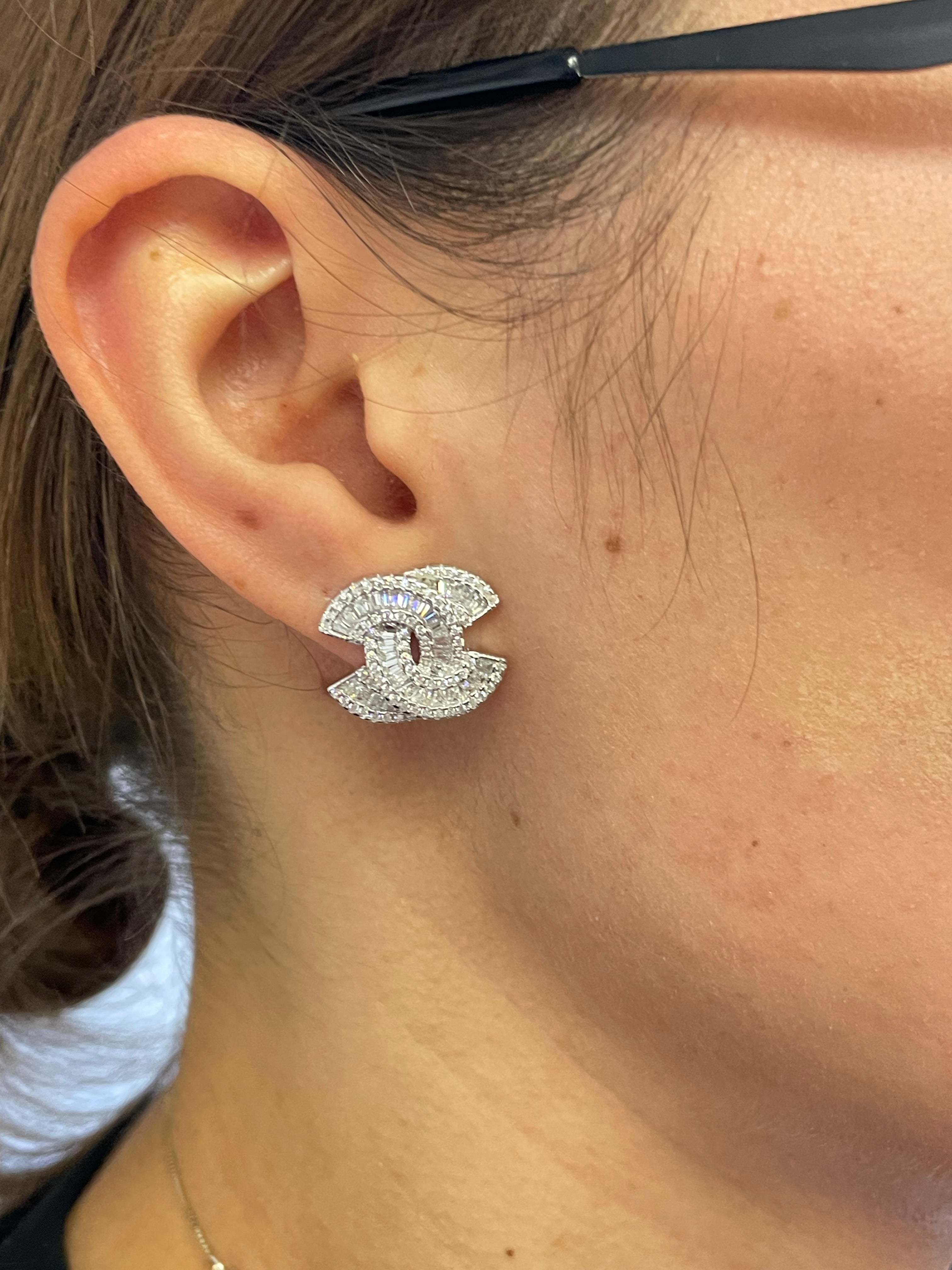 Orecchini pavè luminoso