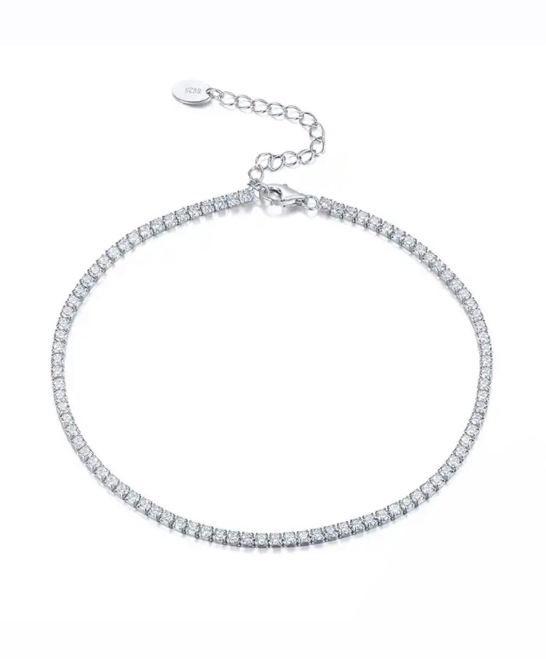 Bracciale micro tennis bianco