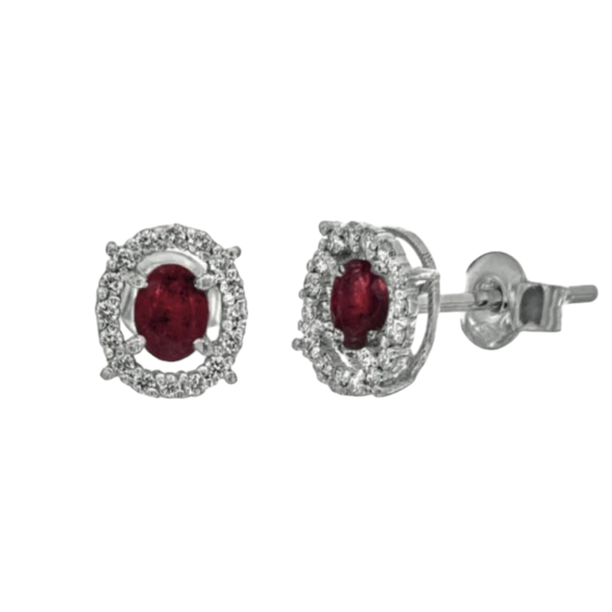 Orecchini aurora in oro bianco 18kt